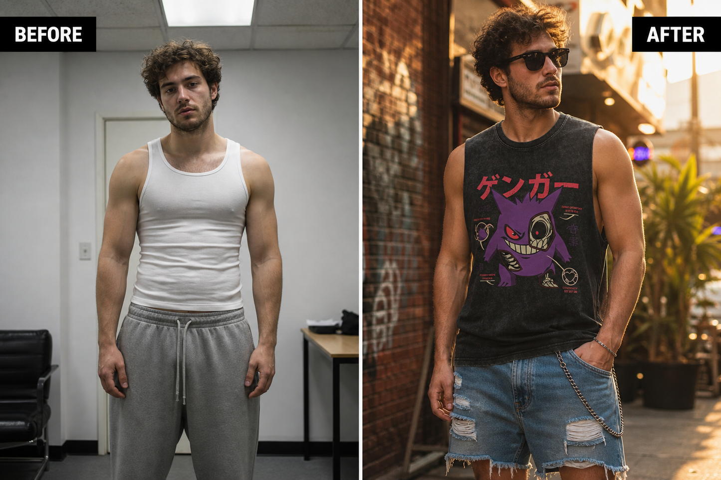 Pokemon Wash Tank Top