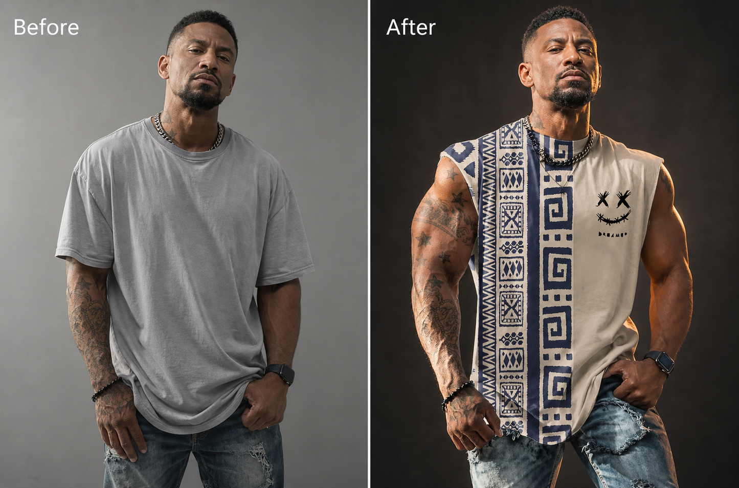 Tribal Men’s Sleeveless Vest