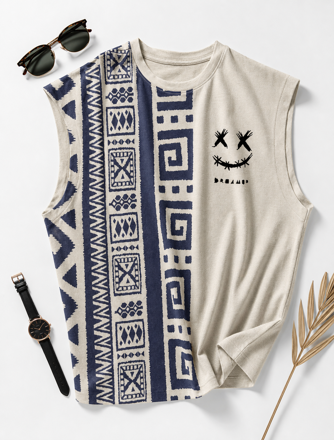 Tribal Men’s Sleeveless Vest