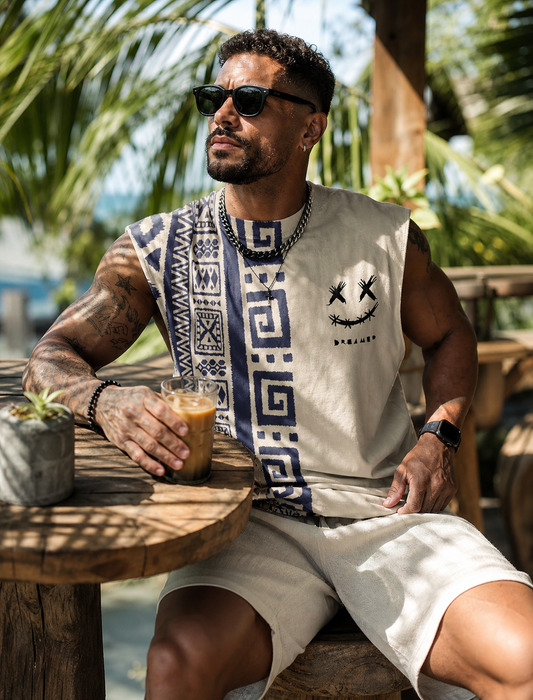 Tribal Men's Sleeveless Vest