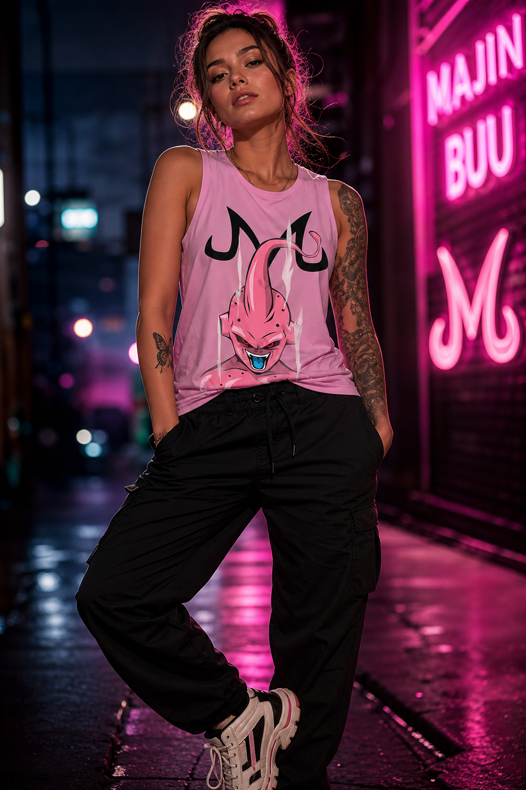 Majin Buu Anime Tank Top