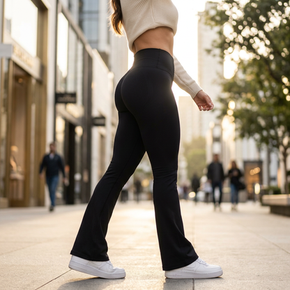 Peach Lift Flare Leggings