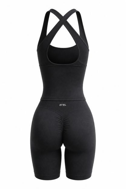 Seamless Halterneck Gym Set