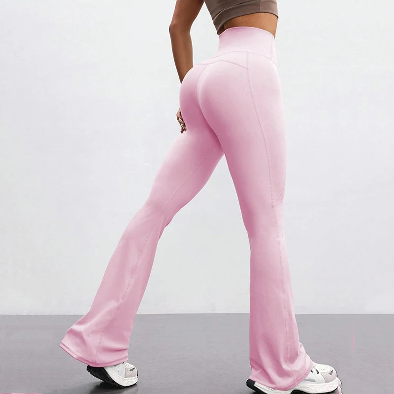 Peach Lift Flare Leggings